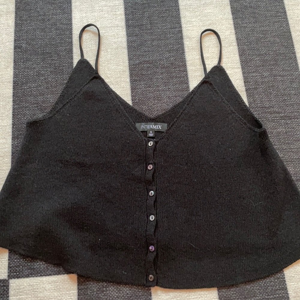 Intermix sweater tank cardigan